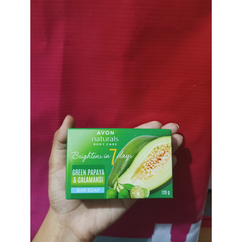 Avon Naturals Green Papaya And Calamansi Bar Soap 120g Shopee Philippines