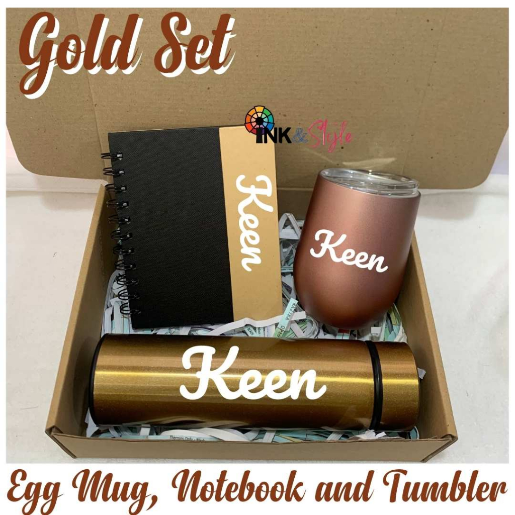 Ink And Style PH - GIFT READY Personalized Set of Tumbler, Egg Mug and ...