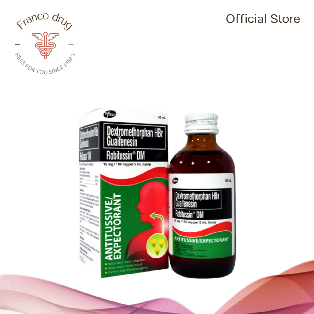 Robitussin Syrup - 60ml - Expiry Date: August 2024 | Shopee Philippines