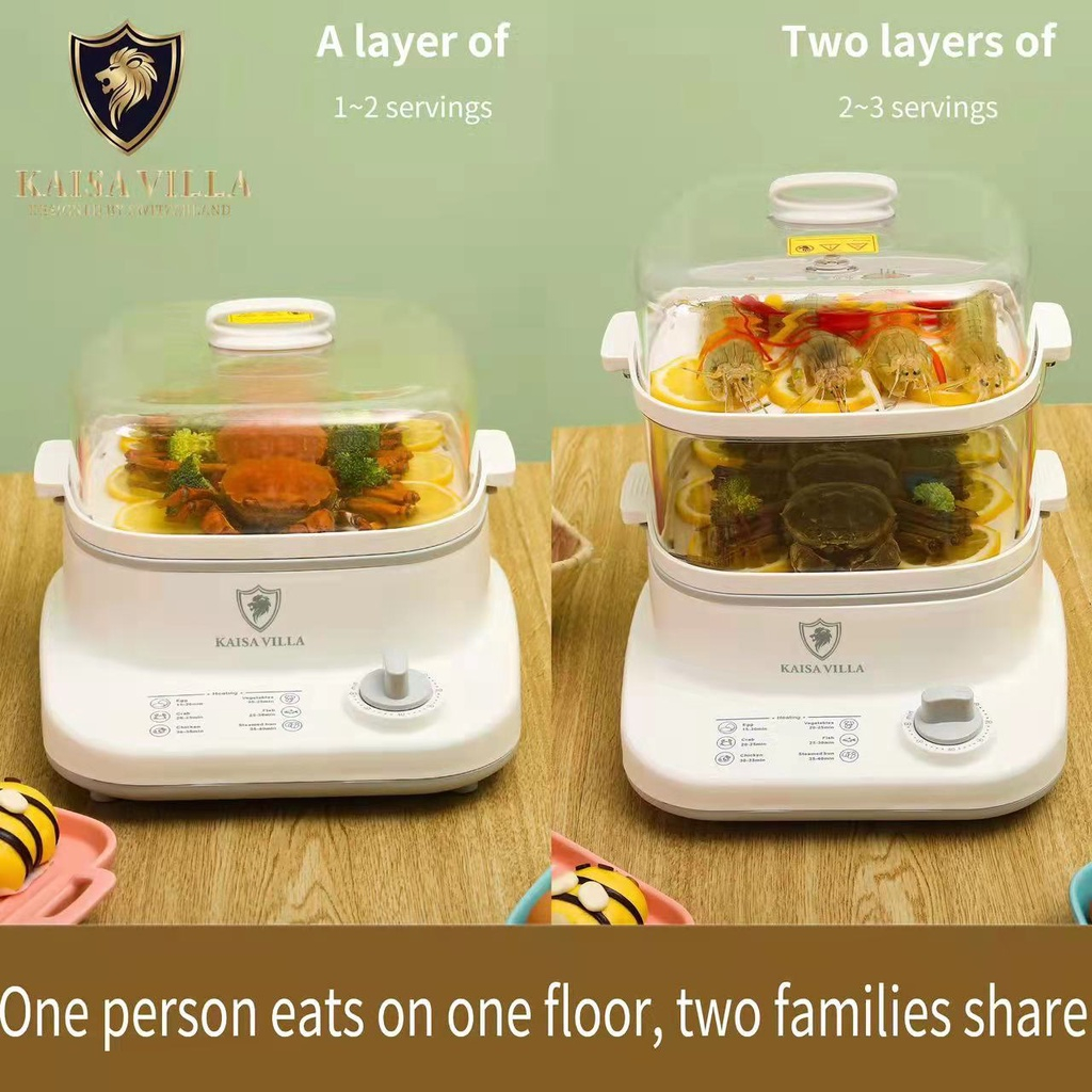 Electric steamer household small / multifunction / electric steamer. / transparent electric