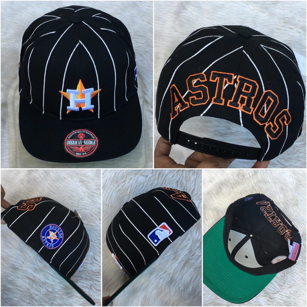 Houston Astros stripes snapback cap for men streetwear | Shopee Philippines