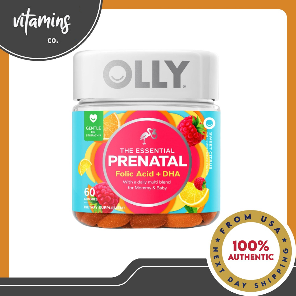 OLLY Prenatal Multivitamin Gummy with Folic Acid + DHA (60 count) Shopee Philippines
