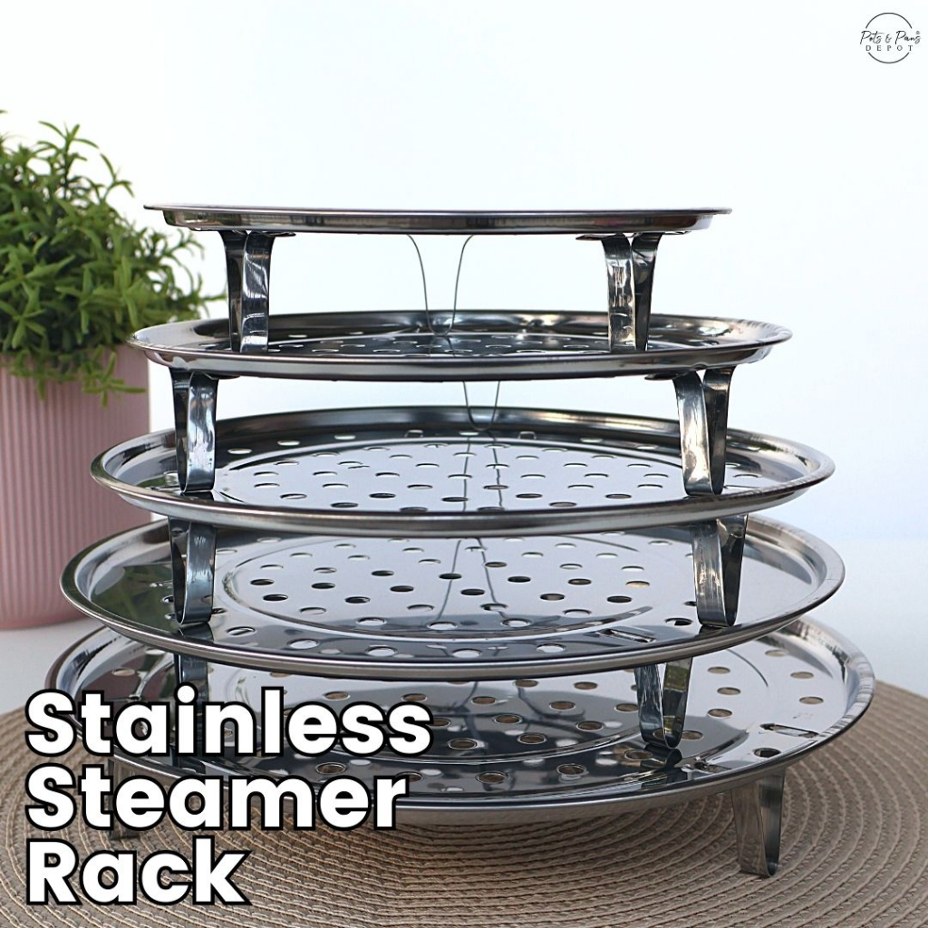 Red Cherry Stainless Steamer Rack | Shopee Philippines