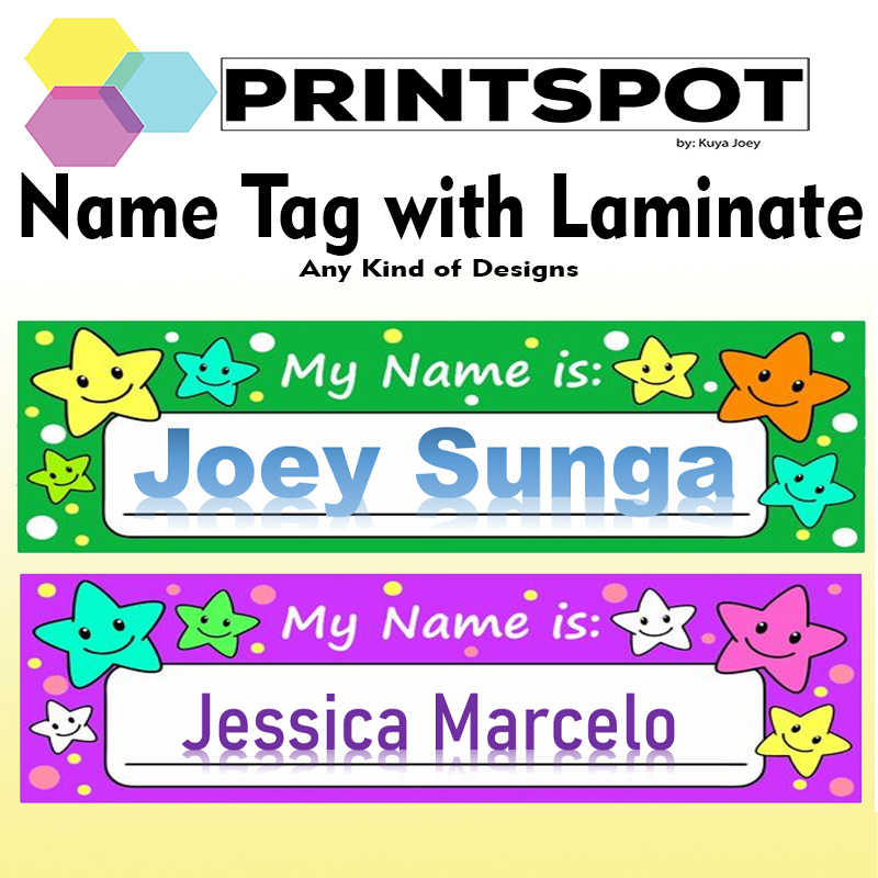 laminated nametag with lace | Shopee Philippines