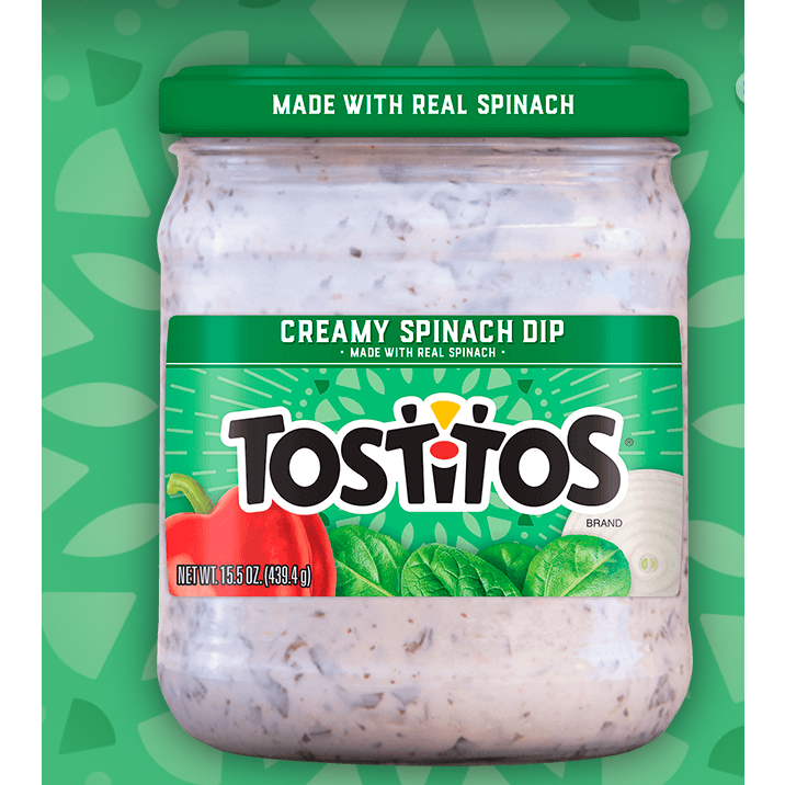 Tostitos Creamy Spinach Dip Spread 425.2g Shopee Philippines