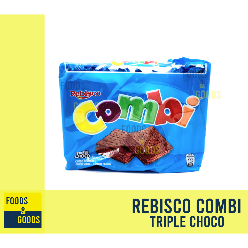 Rebisco Combi Biscuit | Triple Choco 10 pcs. x 30g | Shopee Philippines