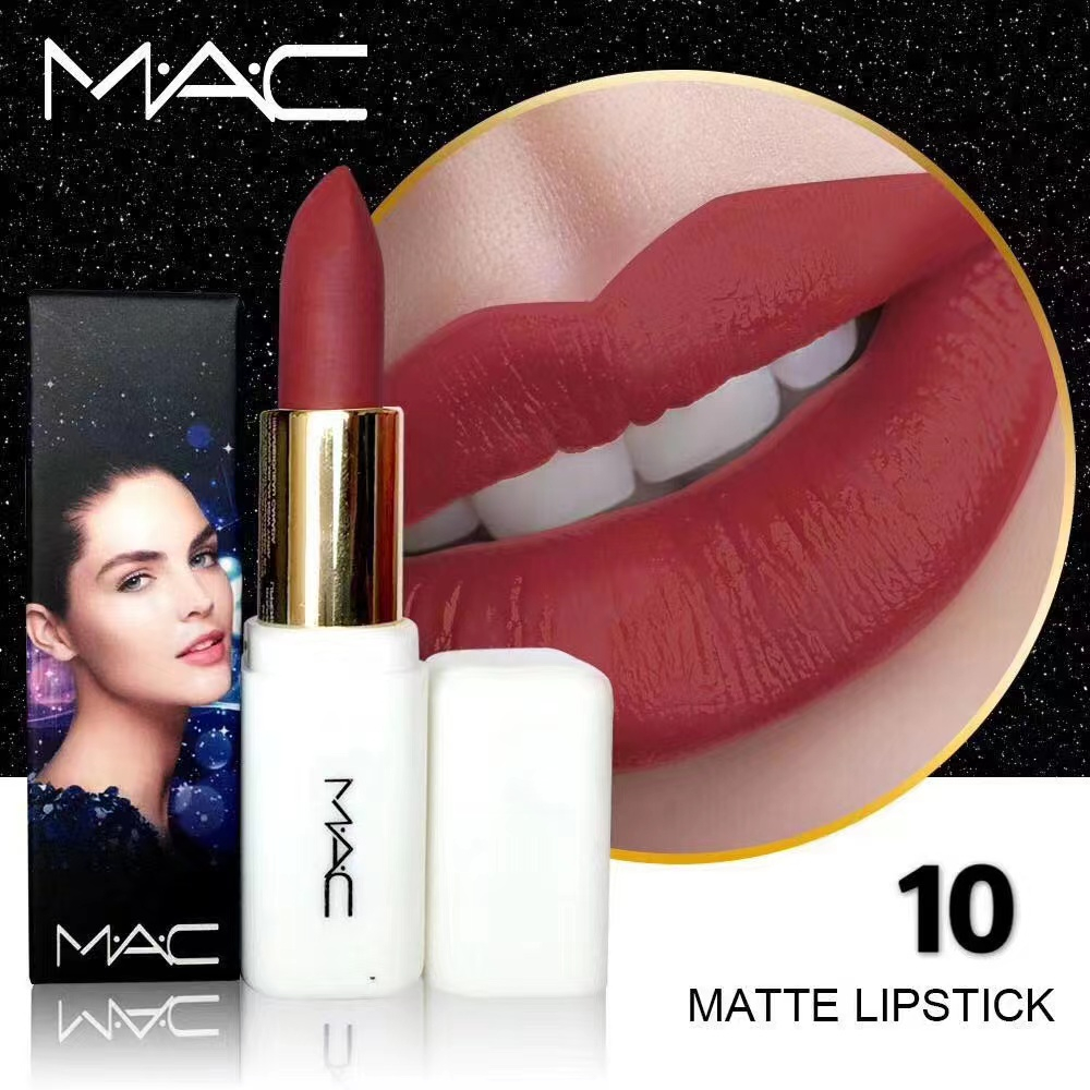 Waterproof Red Nude Lipstick Beauty Makeup Long Lasting Matte Velvet Water Resistant Lip tint