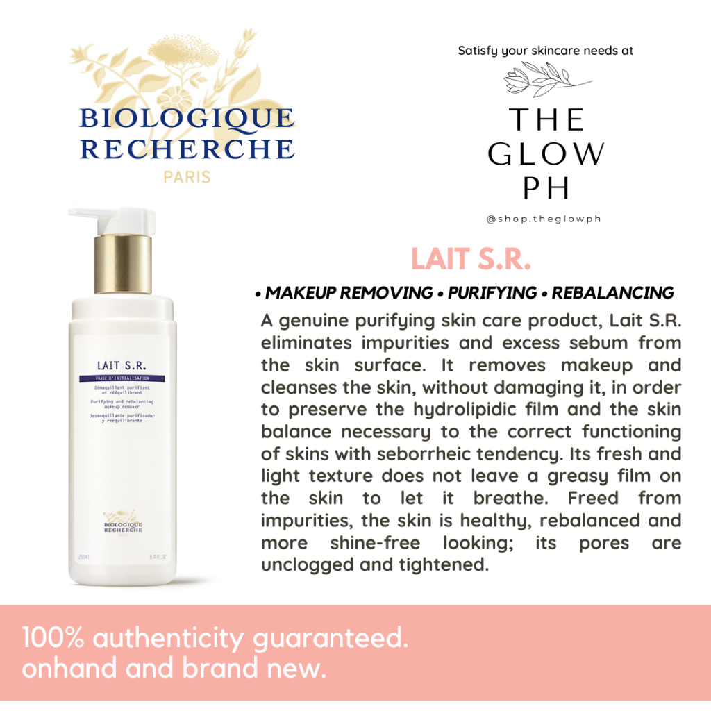 Biologique Recherche Lait S.R. Makeup Remover The Glow PH Shopee