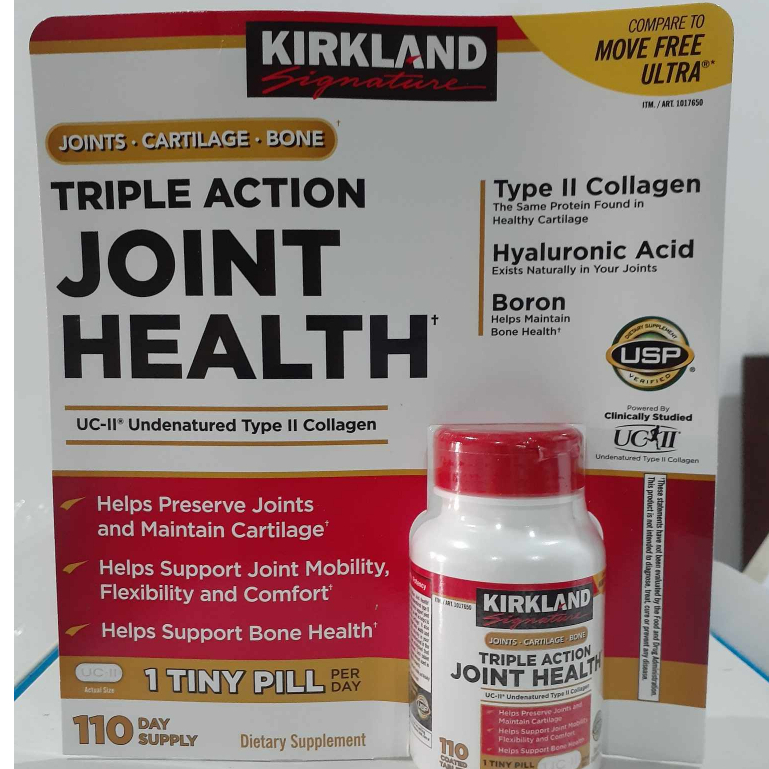 Kirkland Signature Triple Action Joint Health, 110 Coated Tablets w