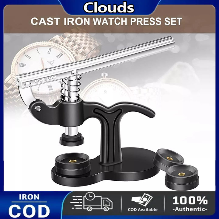 14Pcs Press Set,18Mm To 50Mm Watch Case Closer,Watch Repair Kit (Black