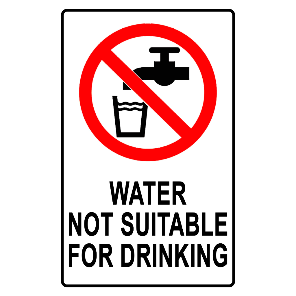 SIGN REMOVE PLUG TURN OFF LIGHTS WHEN NOT IN USE WATER NOT SUITABLE FOR ...
