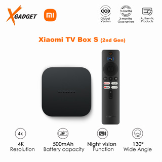 Global Version Xiaomi Mi TV Box S 2nd Gen 4K Ultra HD, 43% OFF