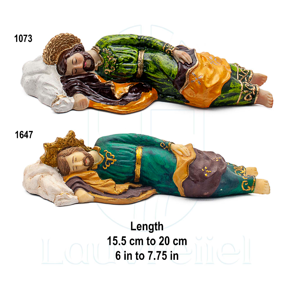 Sleeping Saint Joseph Figurine Religious Altar Statue Patron Saint of Peace and Rest Shopee