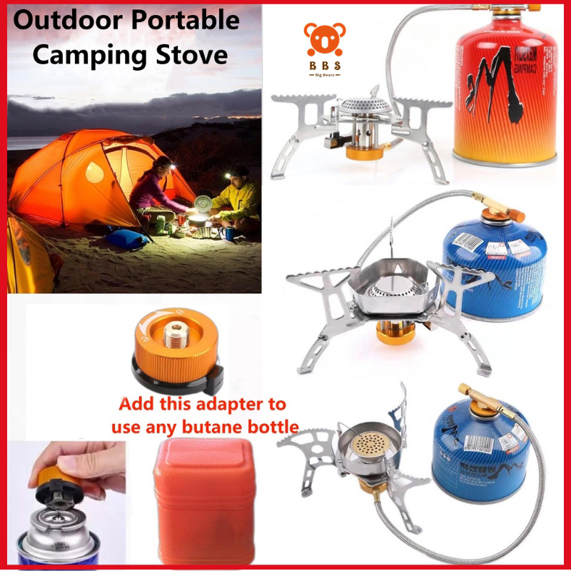 【BBS】Camping stove Outdoor Portable Foldable Cookware 3 styles Camping ...