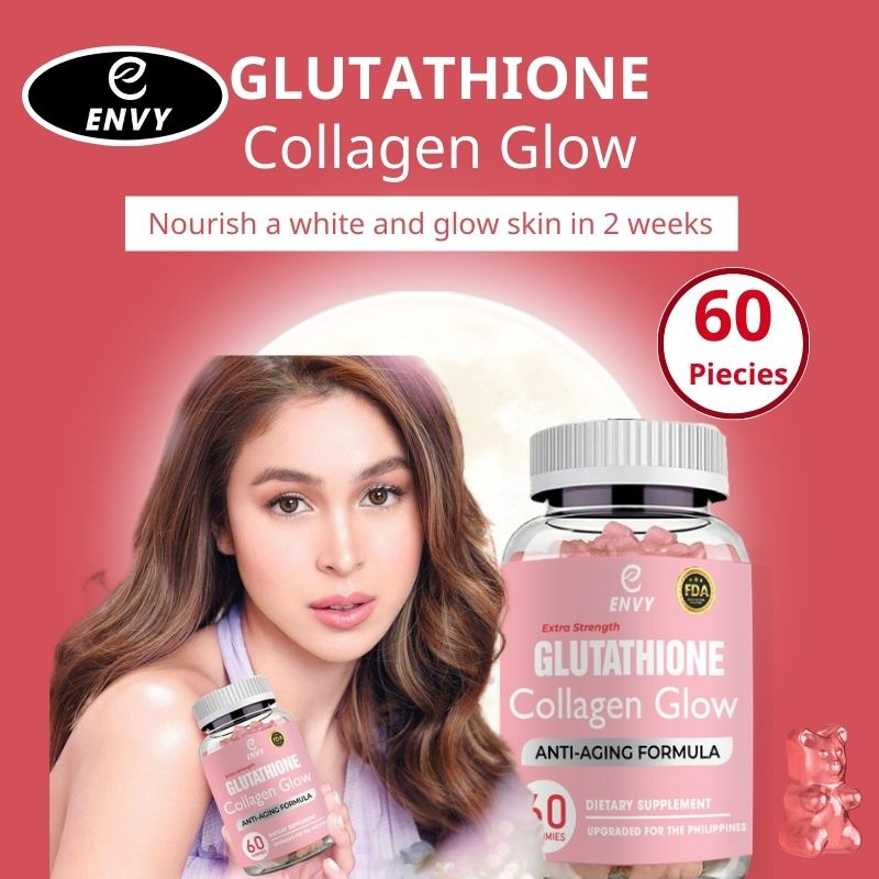 Envy Glutathione Collagen Glow Gummies From Korea 100% Pure Vegan Skin ...