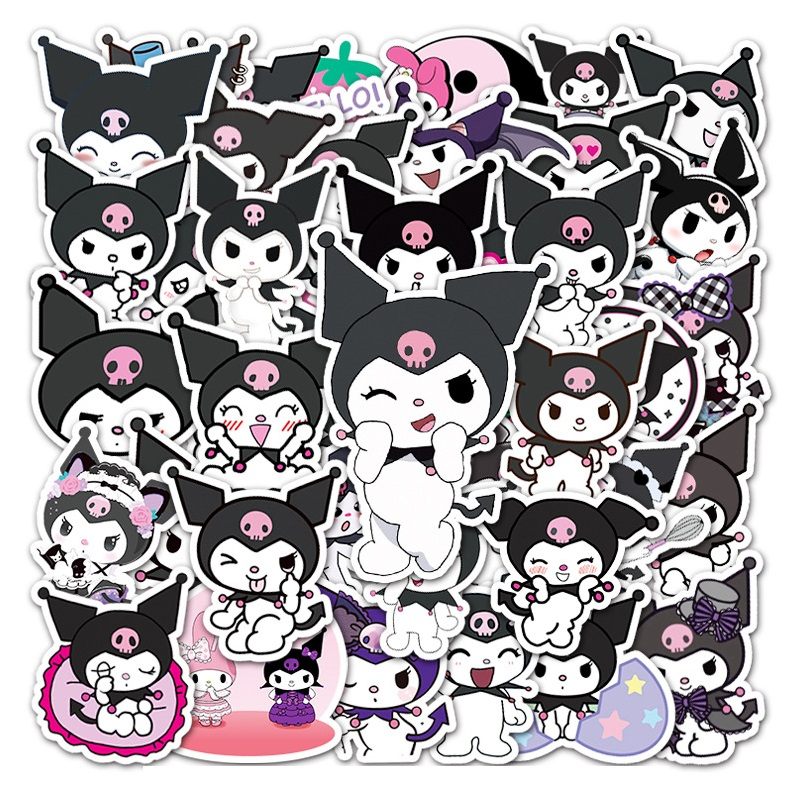 50pcs Kuromi sticker set Waterproof Removable stickers phone laptop ...