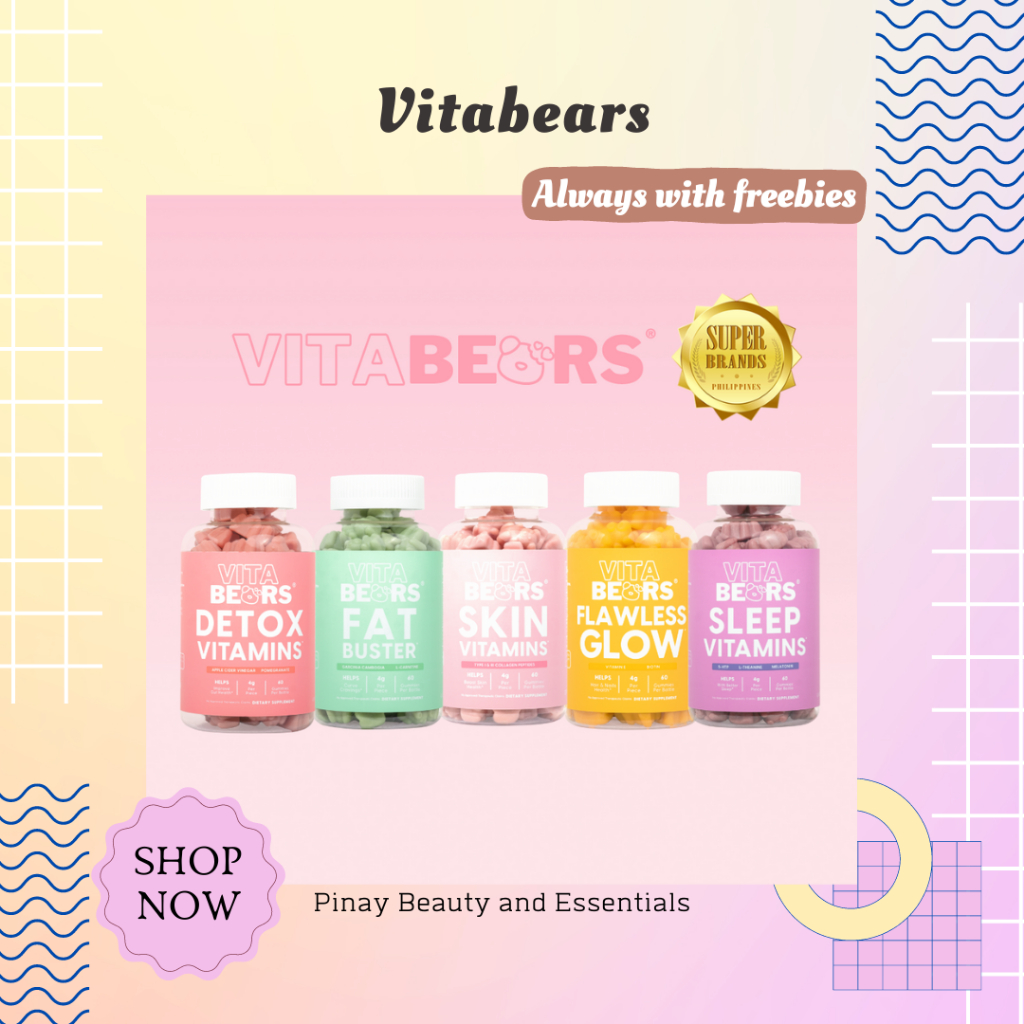 Vitabears Chewable Gummies I Detox I Fat Burner I Skin I Flawless Glow ...