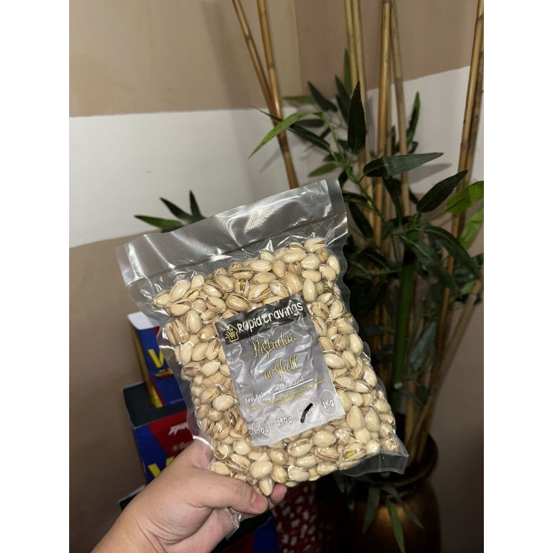 Rapidcravings Pistachio In Shell 250g 500g 1kg Shopee Philippines