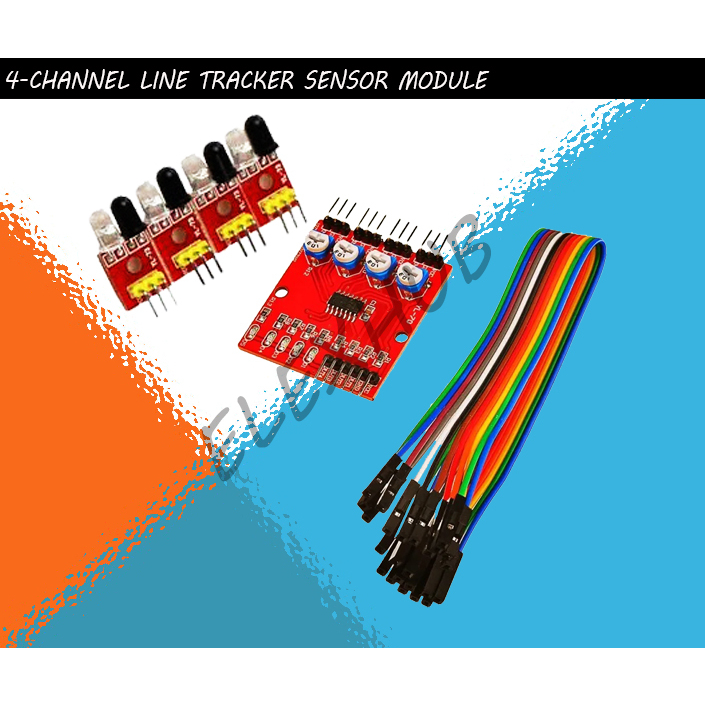 4-CHANNEL LINE TRACKER SENSOR MODULE | Shopee Philippines