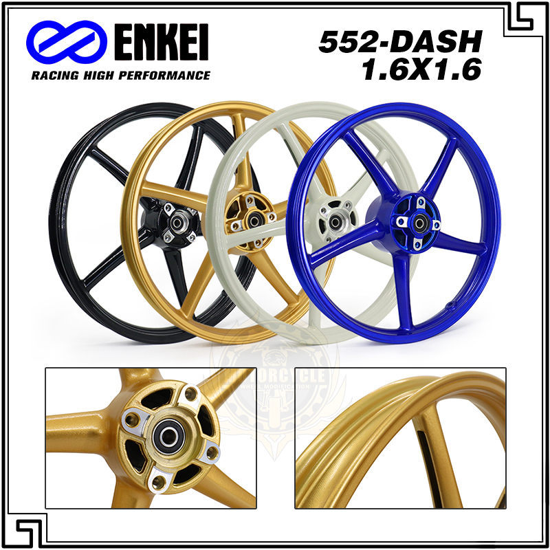 Enkei Mags 522 DASH110/125 WAVE125 WAVE110 XRM125 FI Front Disc 1.6*17