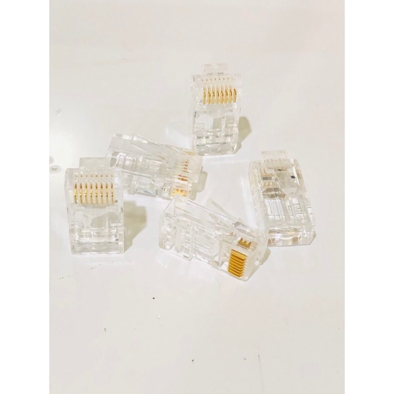 RJ45 Connector use for UTP /pass through/ordinary | Shopee Philippines