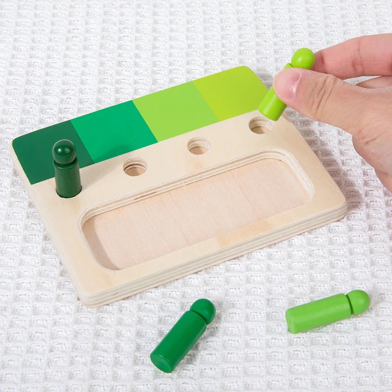 educratePH Montessori Color Sorting Peg / Preschool color matching ...