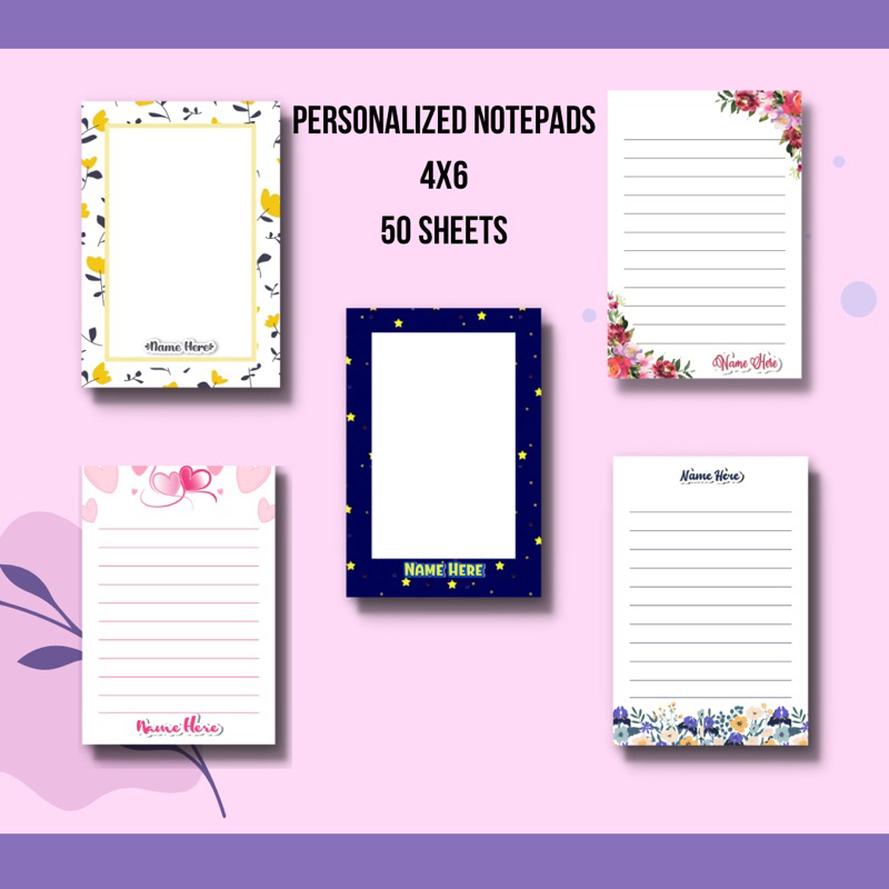 PERSONALIZED TEAR OFF NOTEPAD | Shopee Philippines