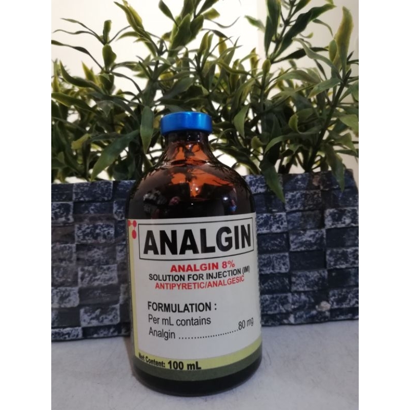 Analgin Solution for Injection Antipyretic/Analgesic 100ML | Shopee ...
