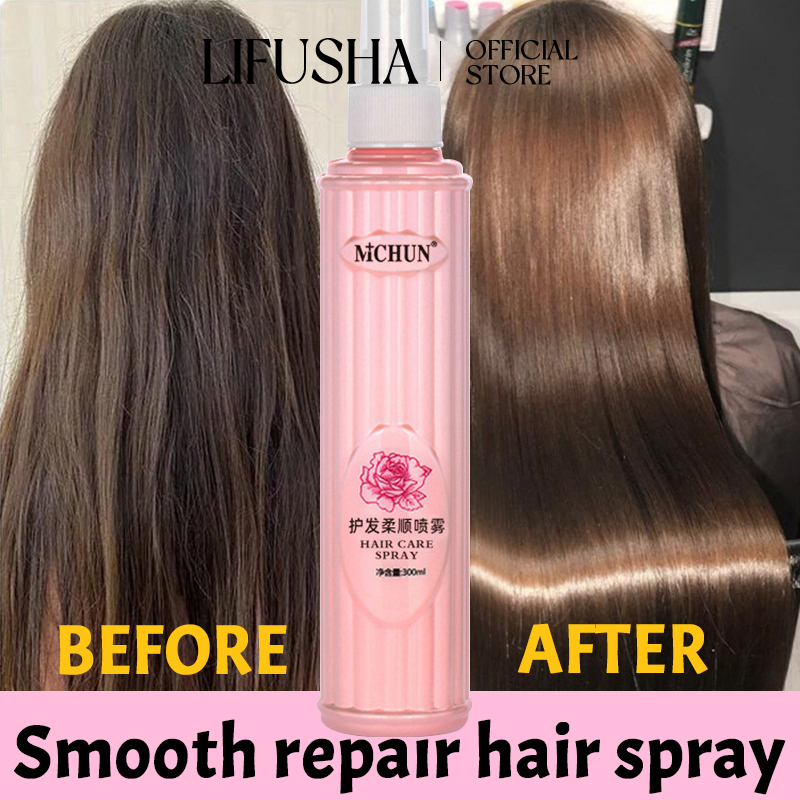 Lifusha 250ml Hair Repair Lotion Spray Hair Serum Hair Mask Deep Repair Dry Hair Keratin