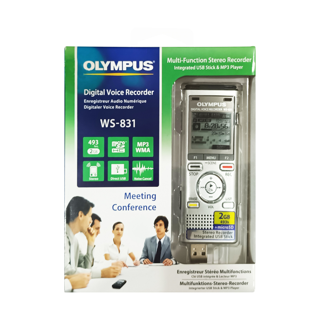Olympus Digital Voice Recorder WS831 (Noise Cancel) Shopee Philippines