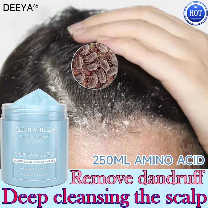250ml Sea Salt Shampoo Anti Dandruff Hair Treatment Shampoo For Scalp ...