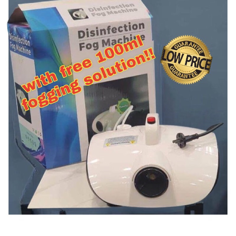 Fog Machine 1500W Disinfectant Atomizing Machine with Free 100ml ...