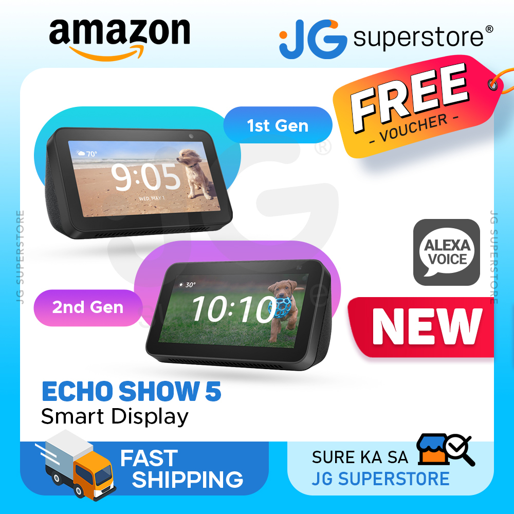 Amazon Echo Show 5 Compact Smart Display Speakers with Alexa Voice ...