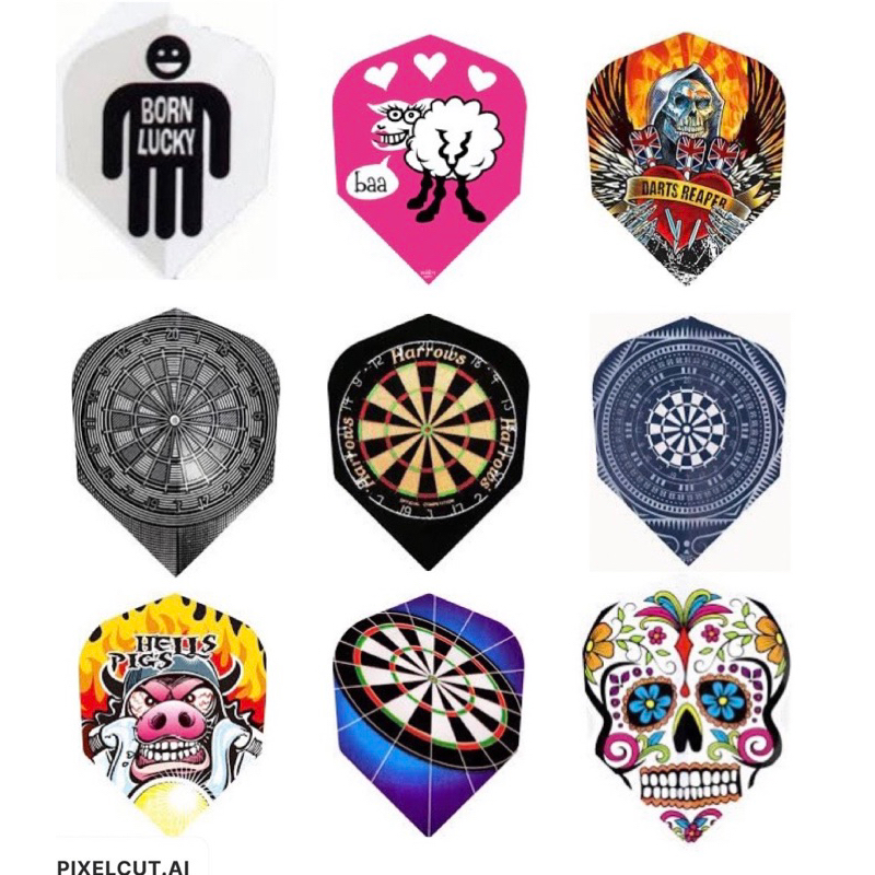 Harrows Harrows Dart Flights Quadro Poly Classic flights75