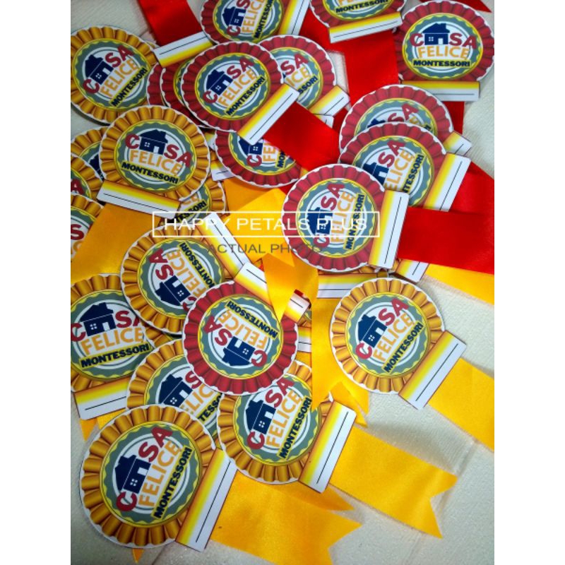 Awarding Badge Ribbon Graduation Ribbon / Recognition Badge for Awardee ...