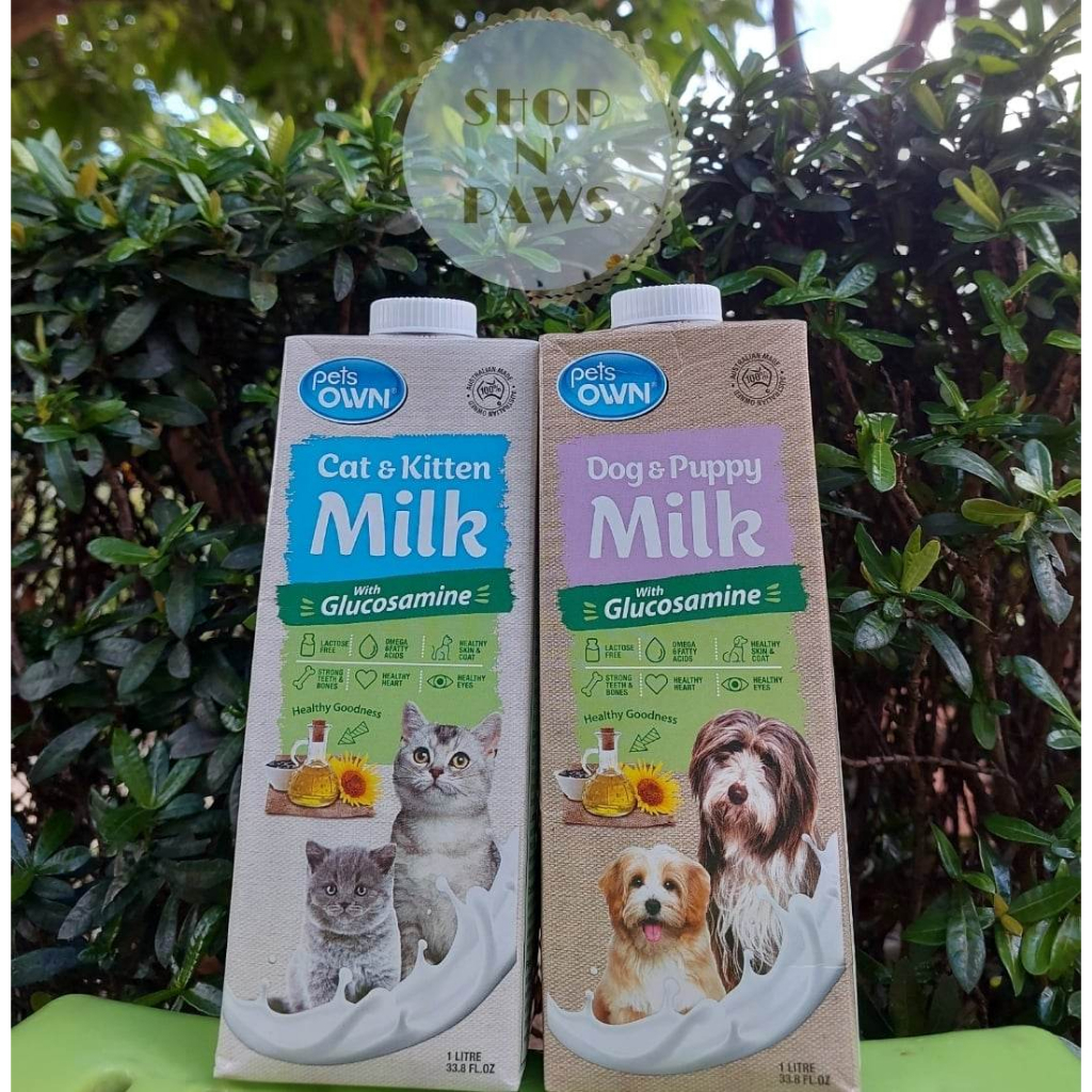 PETS OWN PET MILK with GLUCOSAMINE for DOG and CAT 1L (EXP JAN 2024