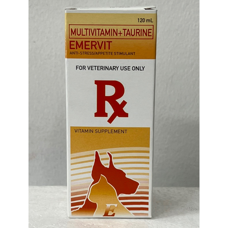 Emervit Multivitamins for Dogs and Cats 120 mL Emervet Shopee Philippines