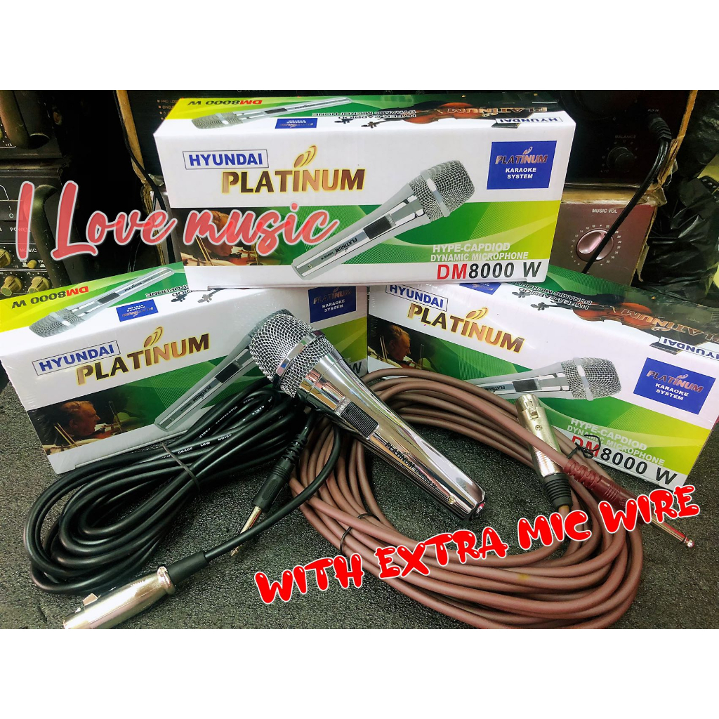 Platinum Videoke/Karaoke microphone DM-8000/DM-8000W[to be ship ...