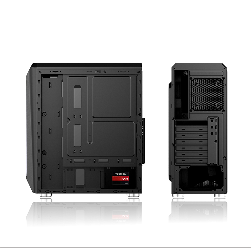 1STPLAYER RAINBOW R3 MID-TOWER GAMING CASE W/ TEMPERED GLASS /M-ATX ...