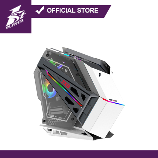 1STPLAYER ZX8 MID-TOWER GAMING CASE W/ ARGB HUB & CONTROLLER /TG /M-ATX ...