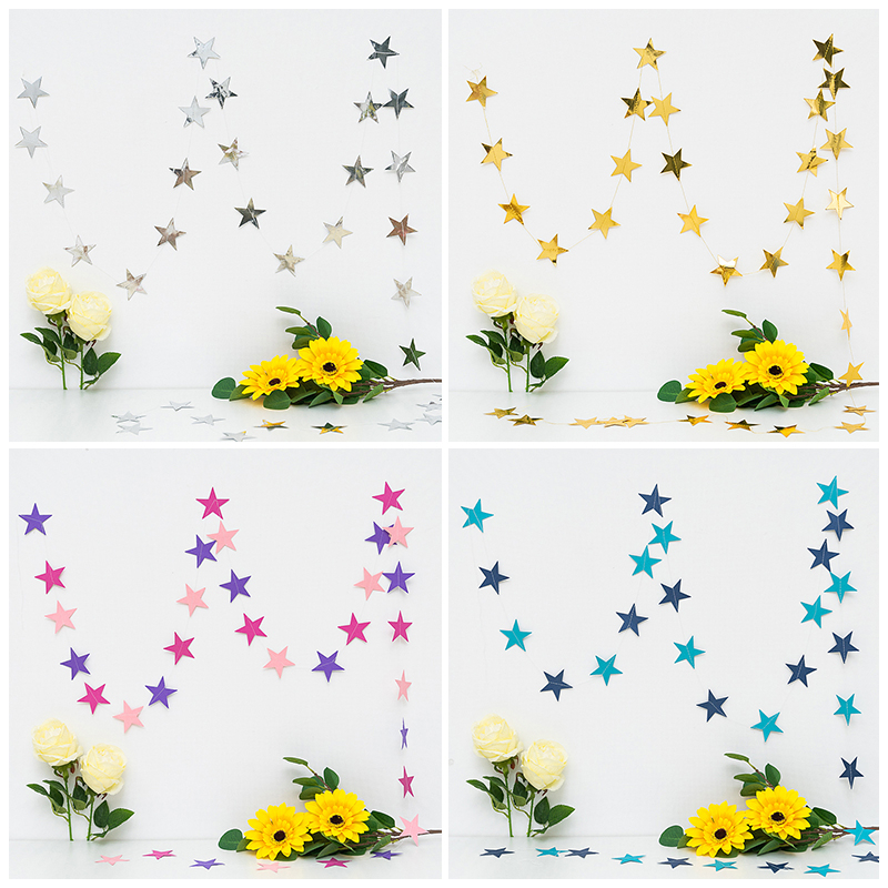 Glitter Star Banner Flags Design Background Design For Wall Baby Shower ...