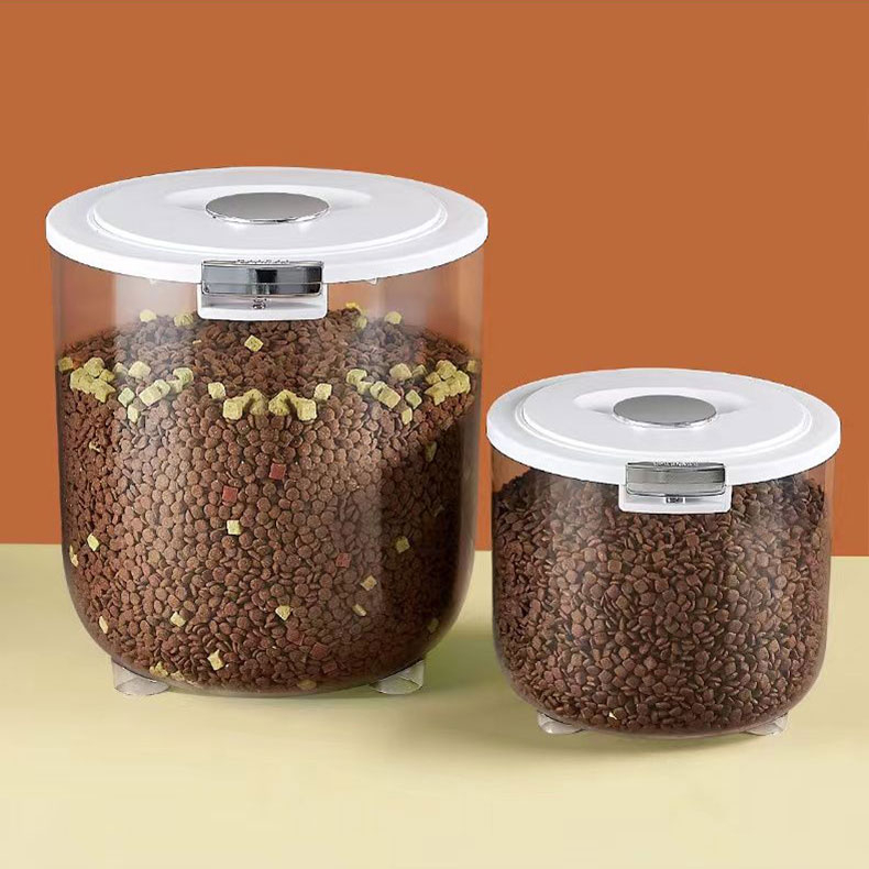Pet Food Box Storage Bucket Cat Food Box Loaded Dog Food Barrel Storage