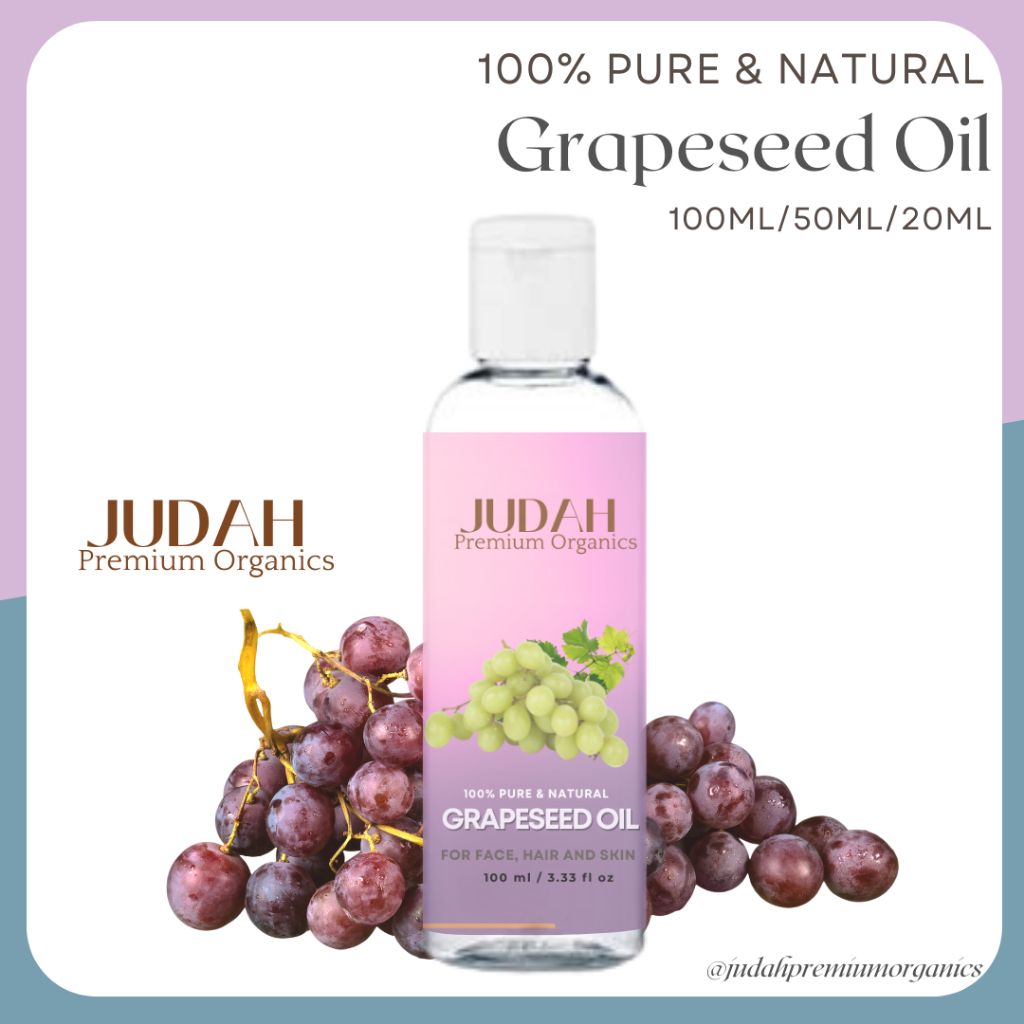 Grapeseed Oil Organic Cold Pressed Unrefined Skin Moisturizer and