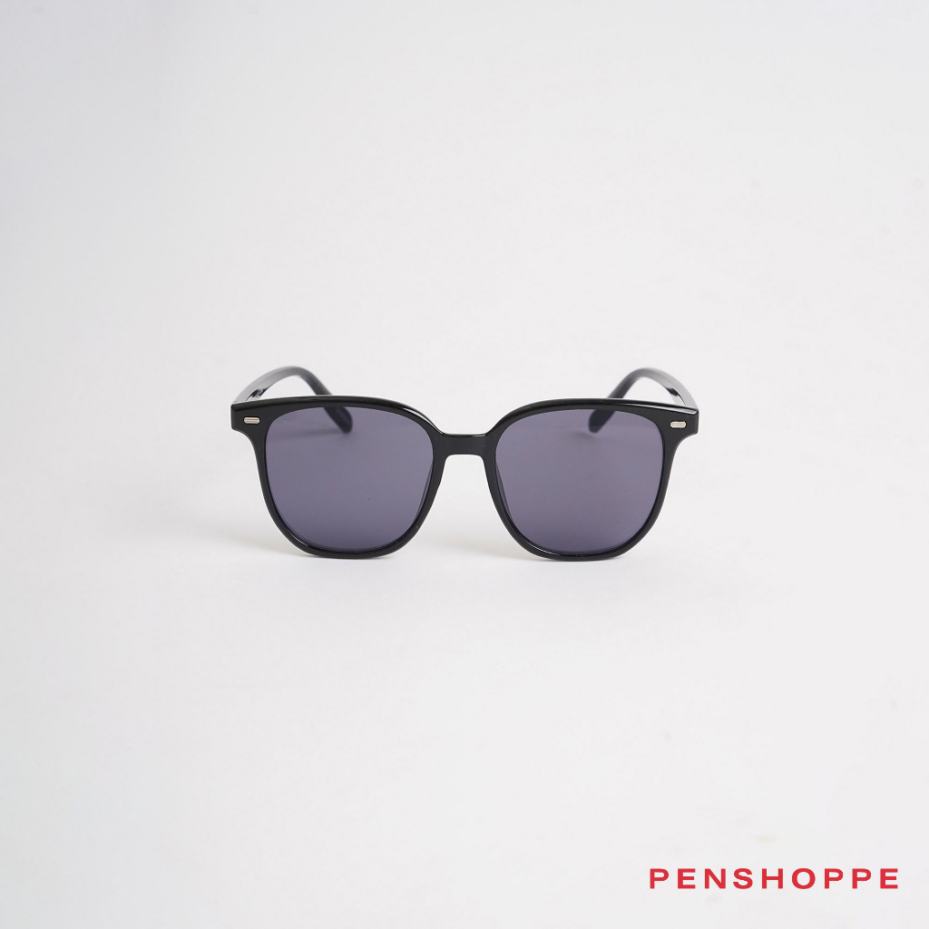 Unisex Aviator Sunglasses (Black/Gray) Shopee Philippines