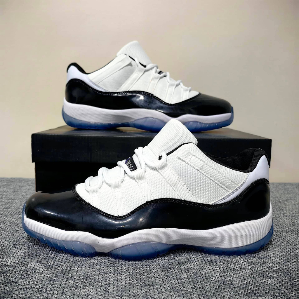 Jordan 11 Retro Low Concord Sneakers with FREE Elite Socks Shopee Philippines