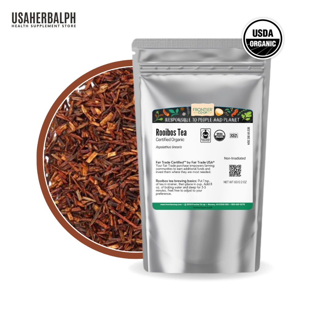 Rooibos Loose Leaf Herbal Tea for Antistress Constipation Diabetic