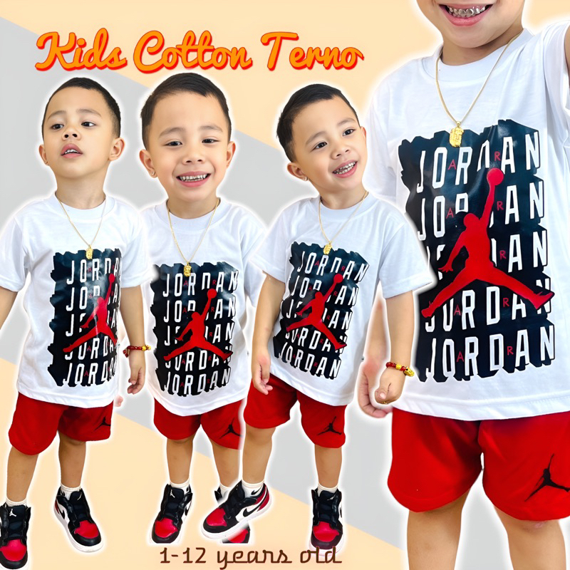 Cotton Terno For Kids 1-10yrs Baby Boy Clothes | Shopee Philippines