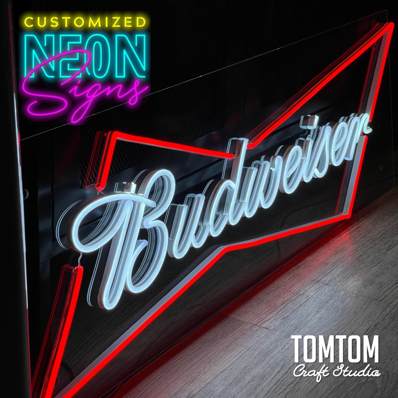 TOMTOM Customized Neon Sign 2x1ft, 3x1ft Size | Shopee Philippines