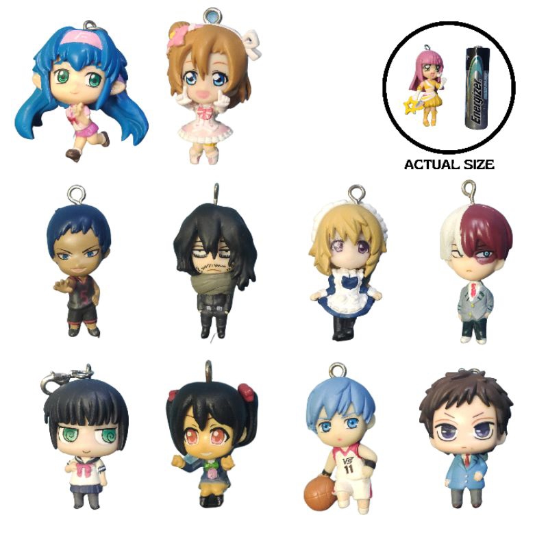 Anime Assorted Keychains 1 Shopee Philippines
