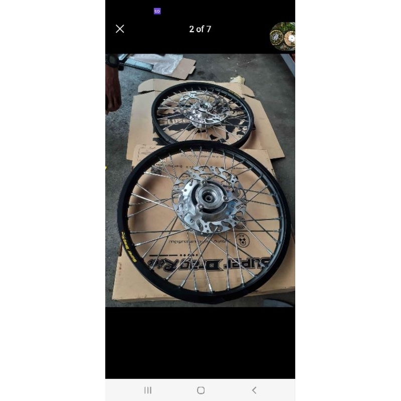 SDR RIMSET RAIDER 150 FI/CARB(Naka ALIGN na po)FREE SHIRT | Shopee ...